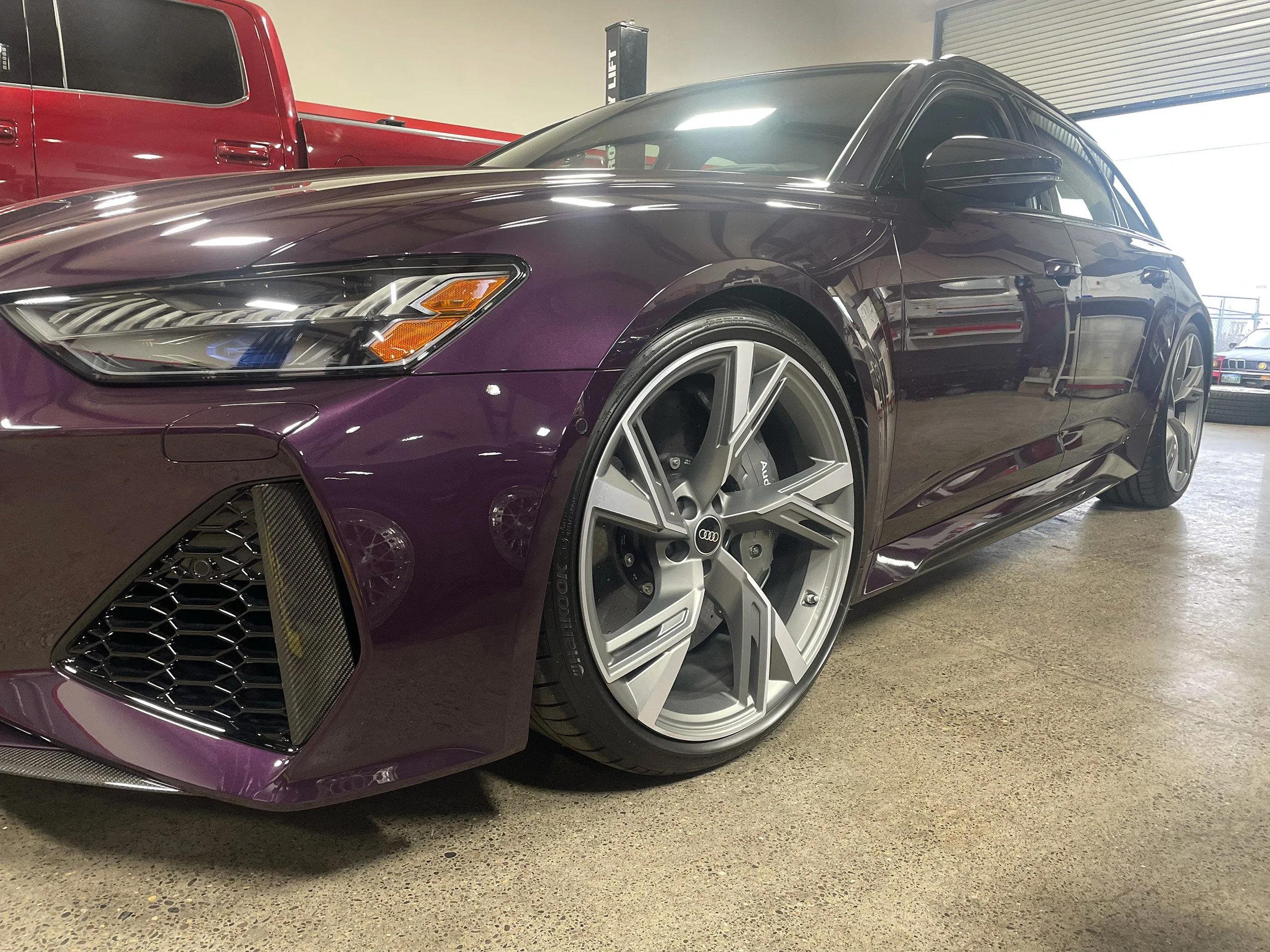 Audi RS6 Avant getting aftermarket work at NW Autohaus in Medford