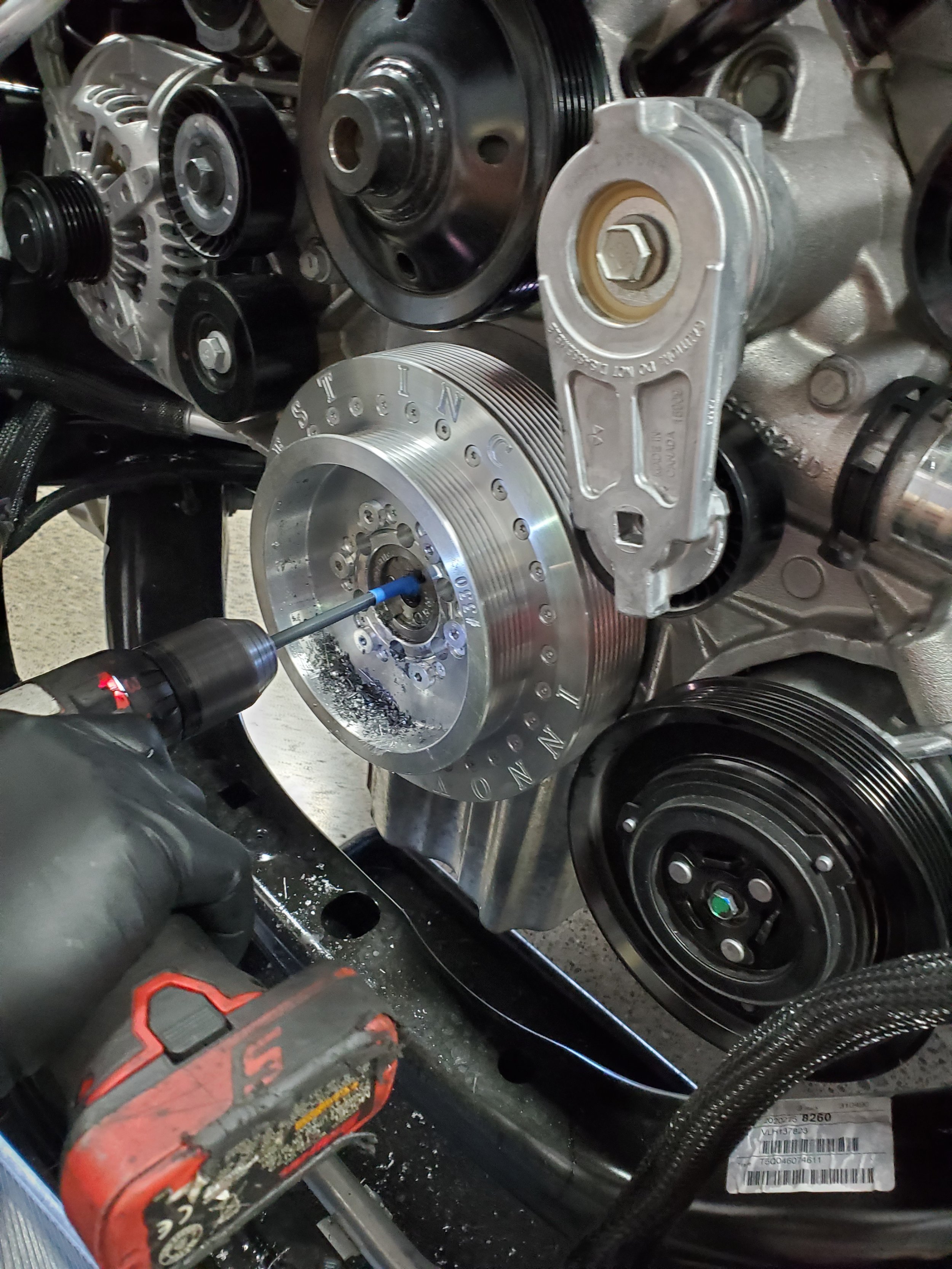 Mechanic working on a European vehicle